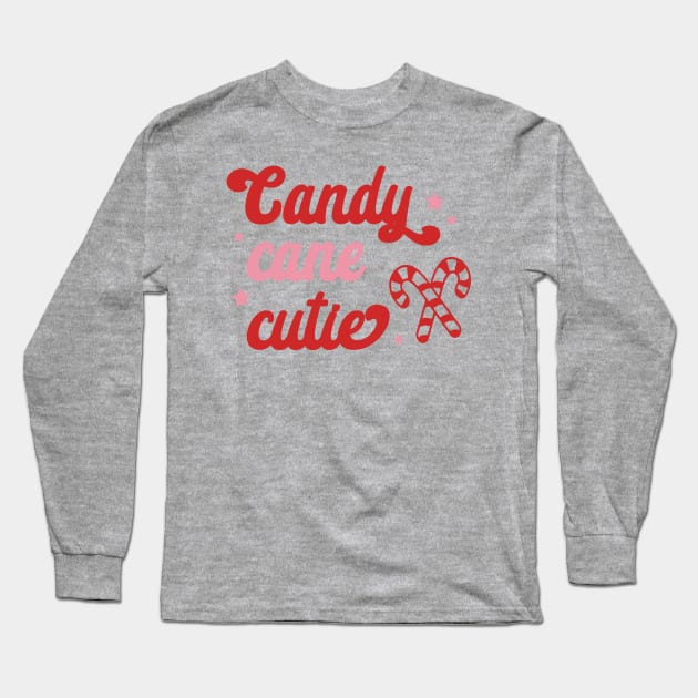 Candy Cane Cutie Long Sleeve T-Shirt by MZeeDesigns
